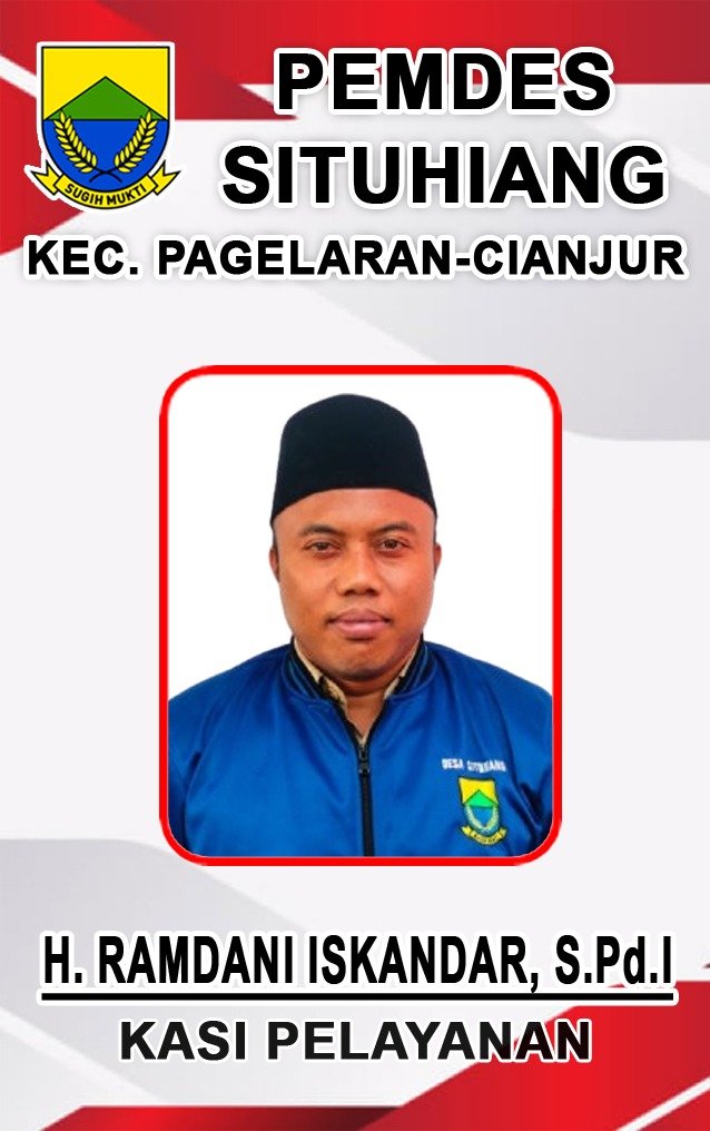 Foto H. RAMDANI ISKANDAR, S.Pd.I